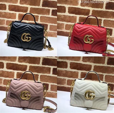 gucci miss gg leather top handle bag|gucci 547260.